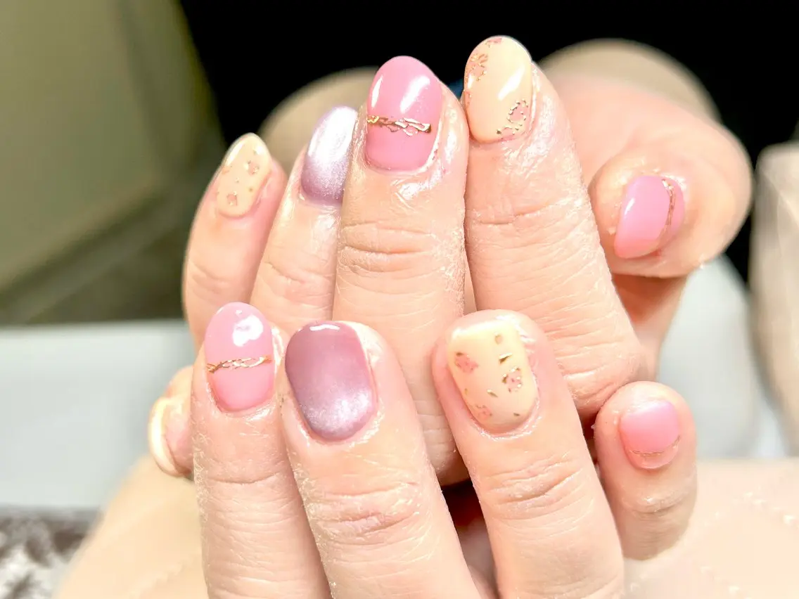 ネイル ハンドネイル Mela ミユ🌼.*のネイルデザイン