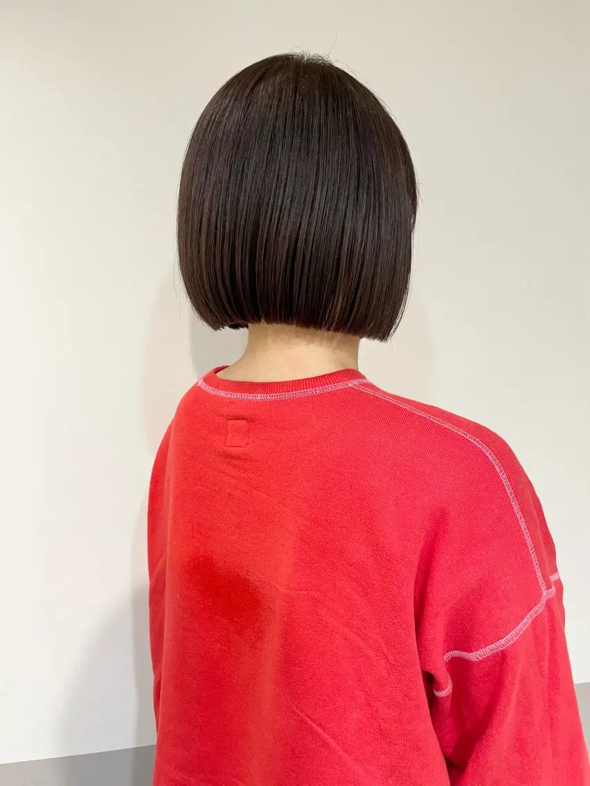 ショート カラー ヘアアレンジ カット ヘアカラー トリートメント ボブ/ミニボブ/ 立河今日子のヘアスタイル