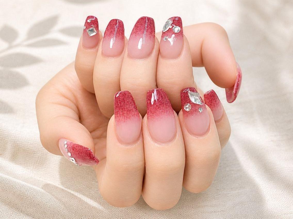ネイル フラッシュネイル グラデーション ハンドネイル Lili Nail Studio西荻窪店のネイルデザイン
