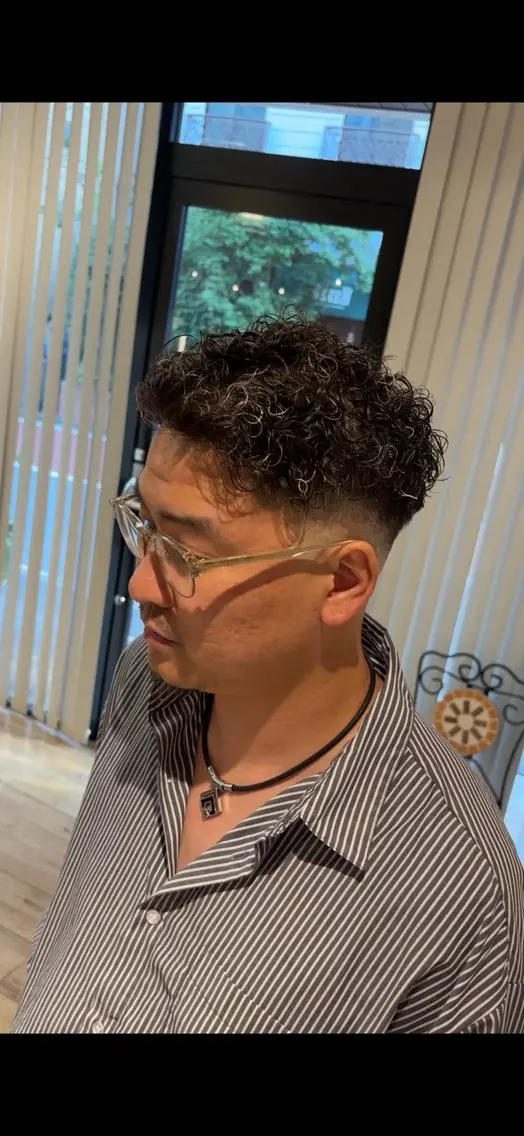 【メンズ限定】カット➕選べるデザインパーマ✂️🌀(例 スペインカール 極道パーマ ピンパーマ ツイスパなど)の写真