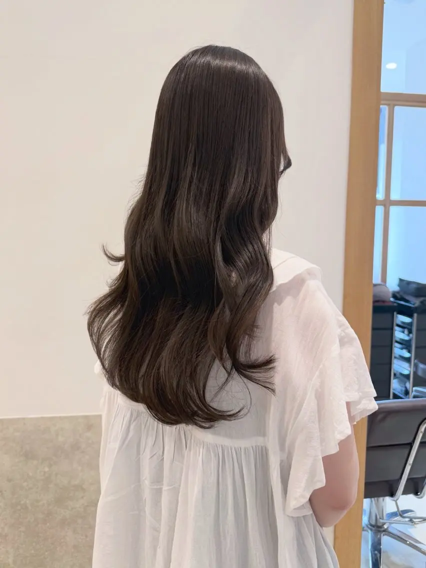 ロング カット ヘアカラー トリートメント 𓍯柔らかhair 𓍯 yukinoのヘアスタイル
