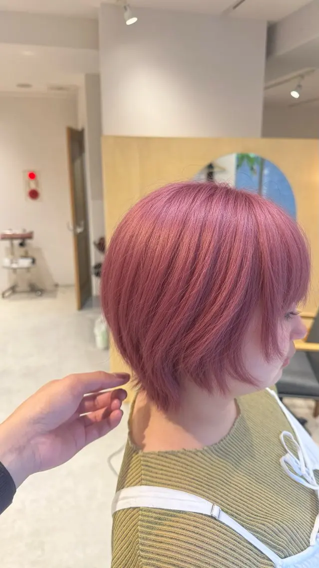 ショート カラー 🌓ウルフ/ショート /ハイトーン/大夢のヘアスタイル