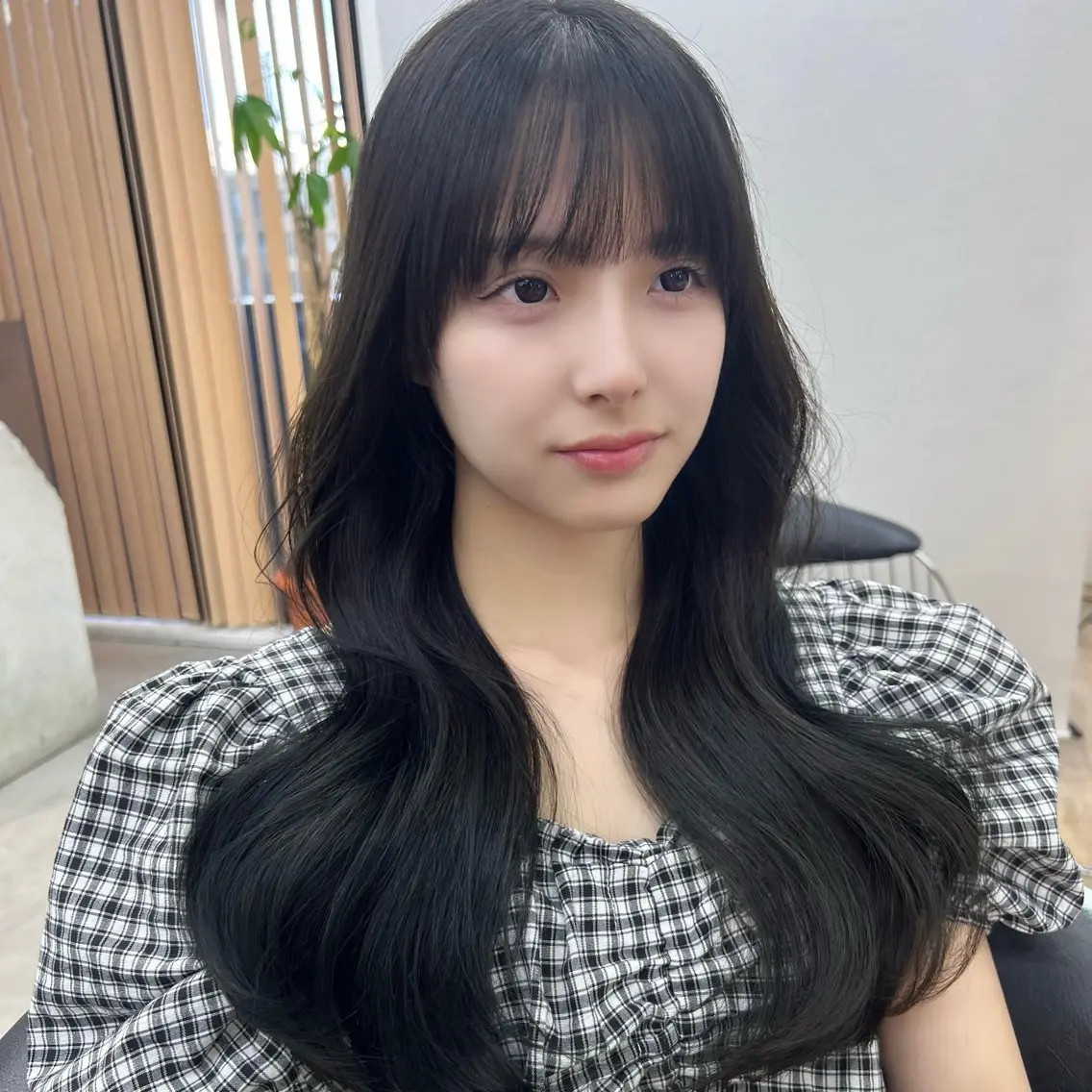 ロング カラー 透明感カラー くびれヘア 顔周りカット 韓国風ヘア レイヤーカット カット ヘアカラー 爽太/韓国/縮毛矯正 レイヤー/メンズのヘアスタイル