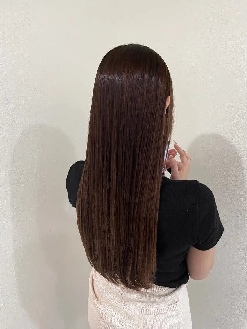 カット 縮毛矯正 トリートメント 西川 舞彩のヘアスタイル