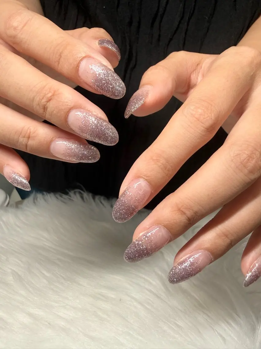 ネイル フラッシュネイル グラデーション NailSalonS moekoのネイルデザイン