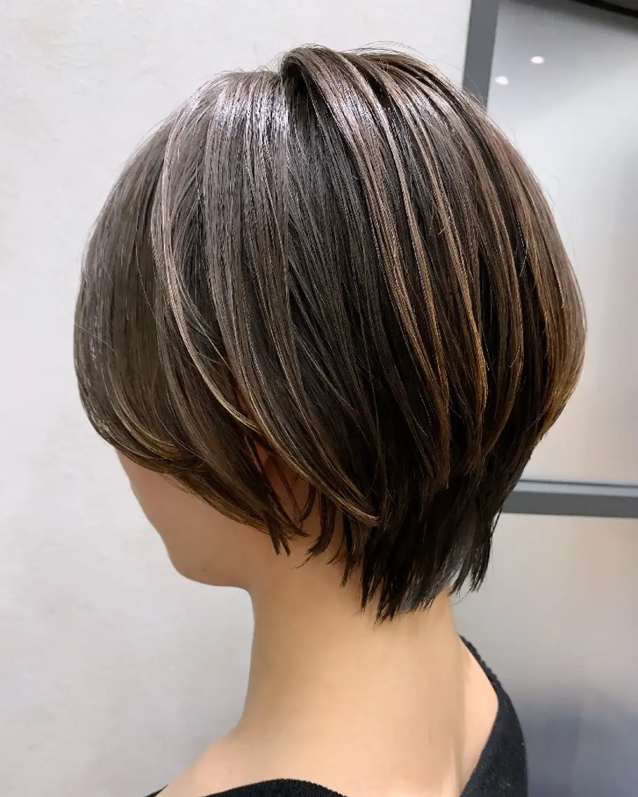 ショート ショートボブ 丸みショート ボブ ショートヘア 小顔カット カット りょう 【博多/ショート】のヘアスタイル