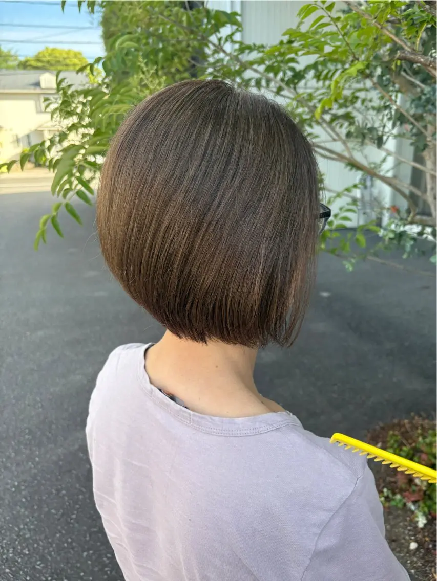 ショート 丸みショート ショートヘア カット トリートメント 高橋 乙葉のヘアスタイル