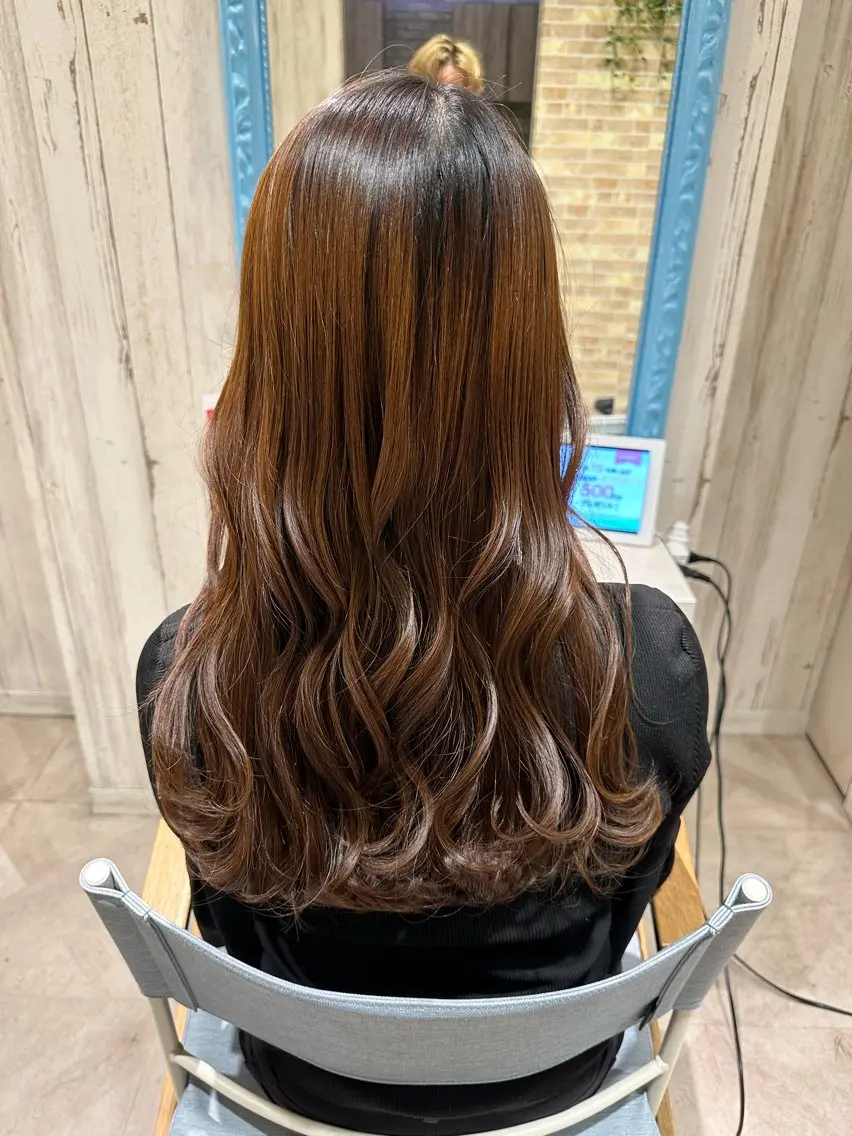 ロング カット 【✨髪質改善✨】 西岡 航成のヘアスタイル
