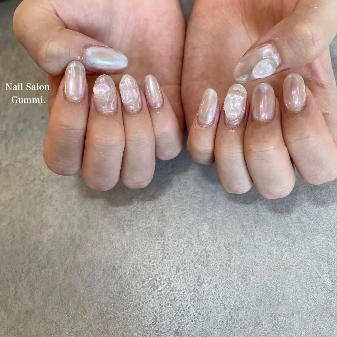 ネイル 氷ネイル・うるうるネイル 韓国ネイル Nail Salon Gummi.のネイルデザイン