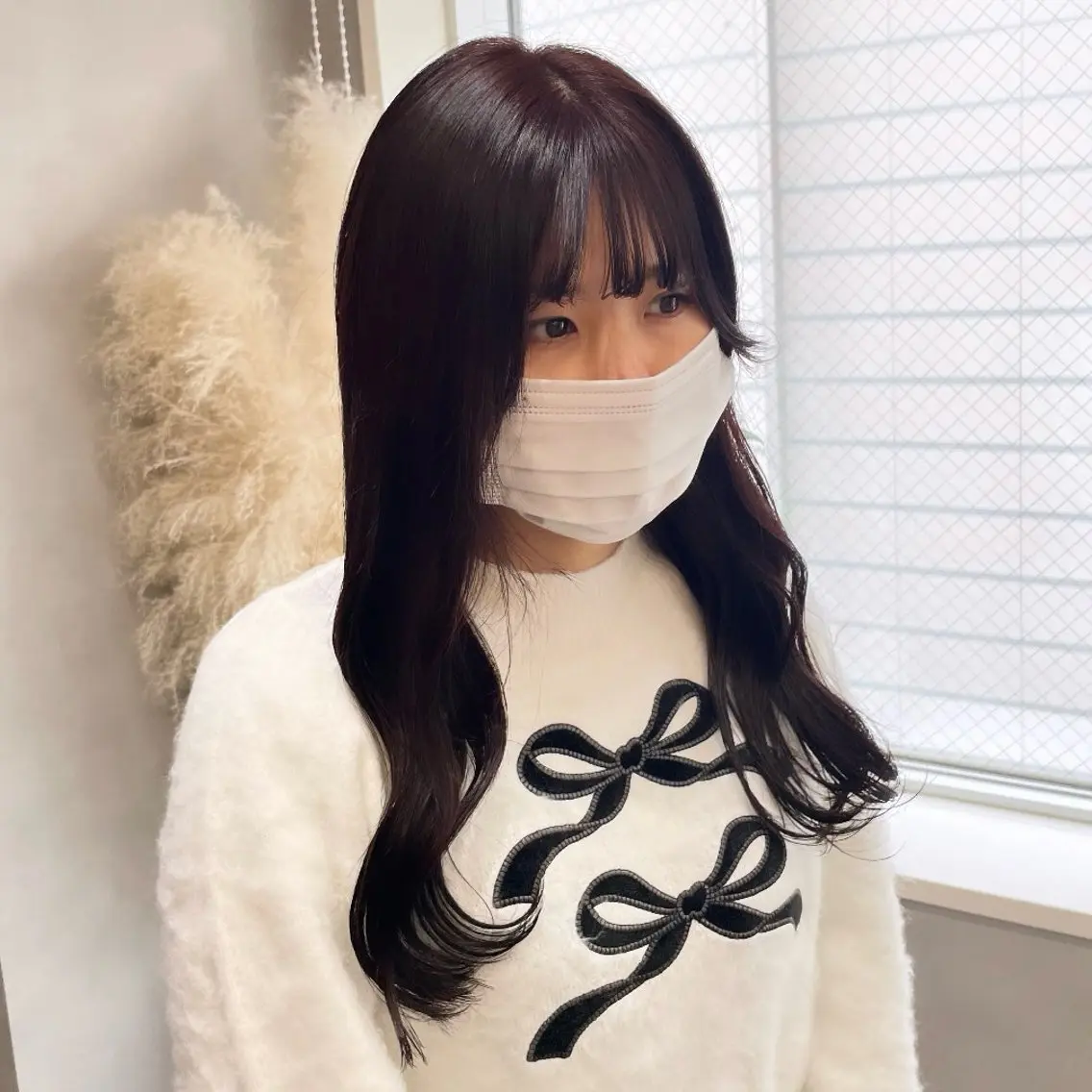 ロング カラー ブラウンカラー レッドカラー Rui/透明感カラー 暖色/レイヤーカットのヘアスタイル