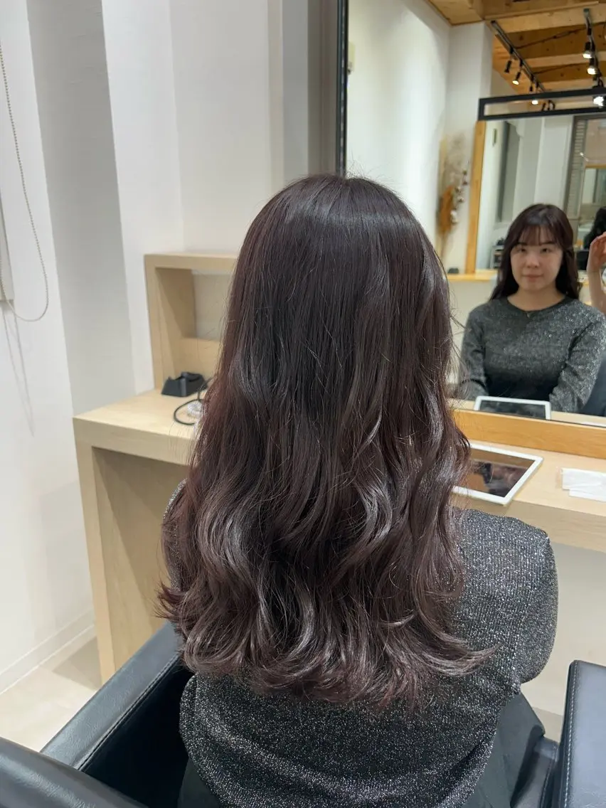 セミロング カラー カット トリートメント 🤍透明感/韓国風 🤍サクラギヒトミのヘアスタイル