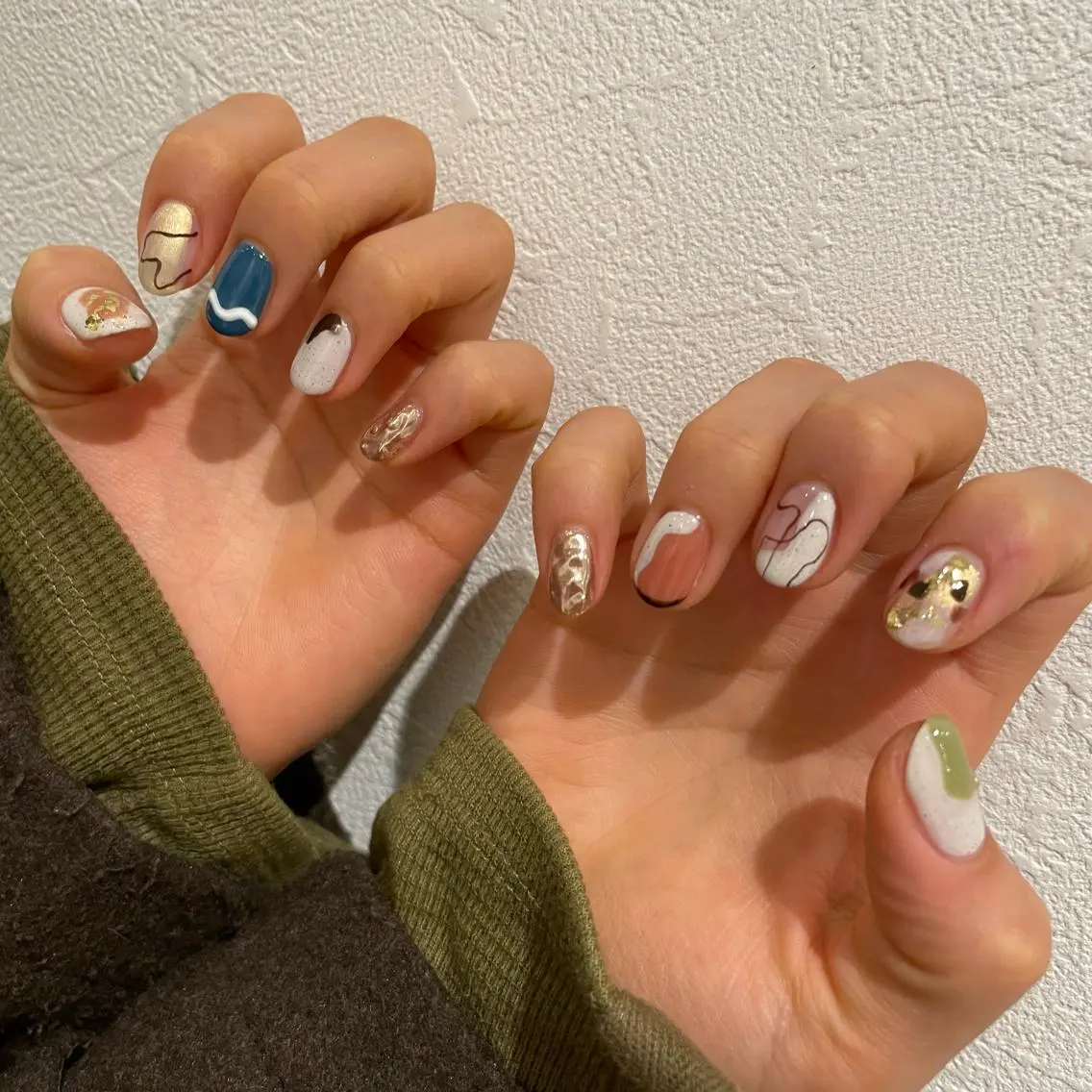 ネイル 持ち込み ニュアンスネイル ハンドネイル MIUNail YUMIのネイルデザイン