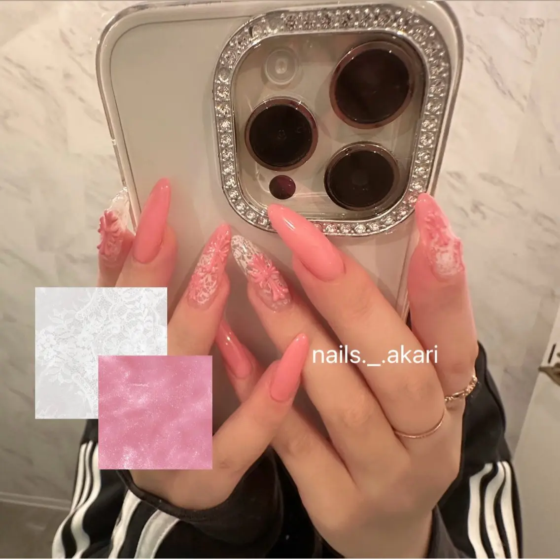 ネイル ハンドネイル akari🎀 naill|堺筋本町のネイルデザイン