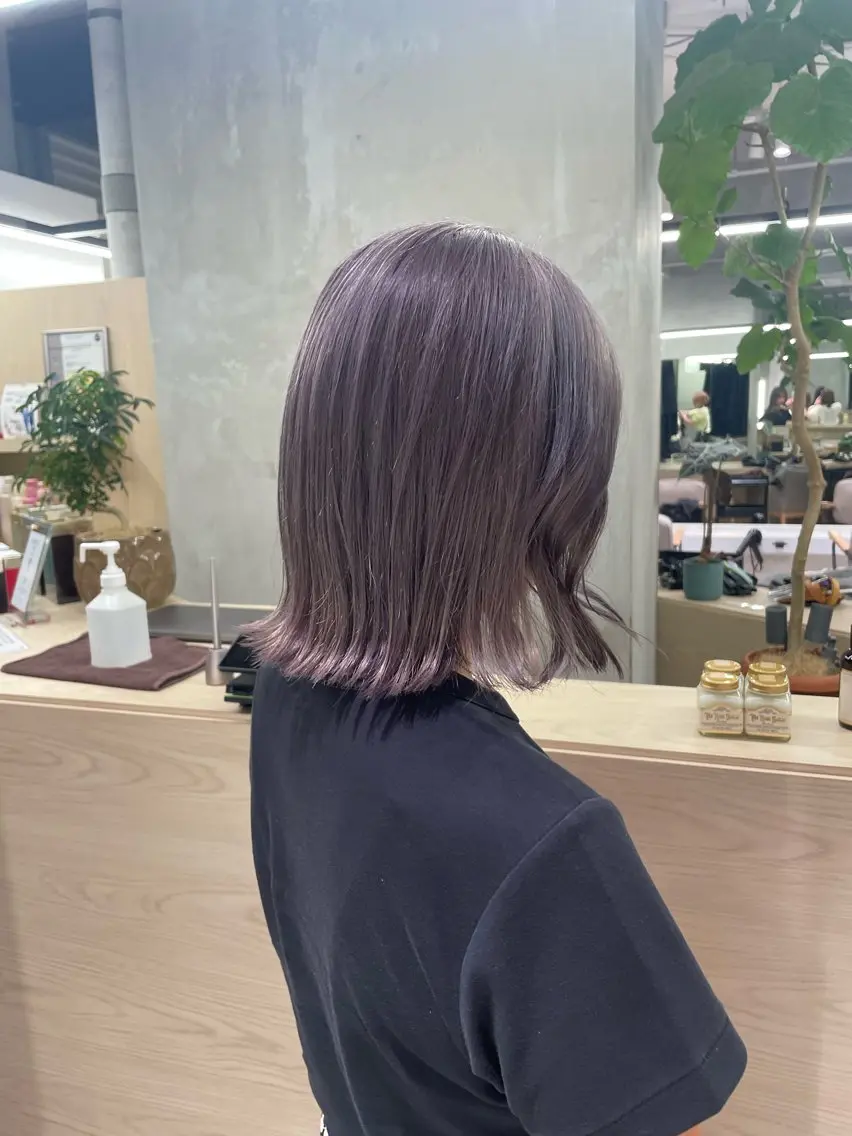カラー hana🍑 ブリーチなしピンクのヘアスタイル