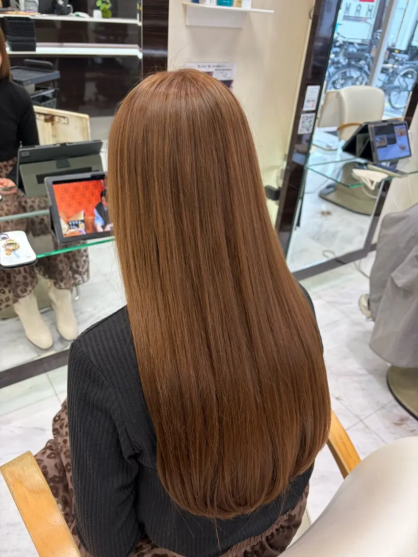 ロング カラー ベージュカラー ヘアカラー トリートメント 🍊小川実里🍊 /カラーレイヤーのヘアスタイル