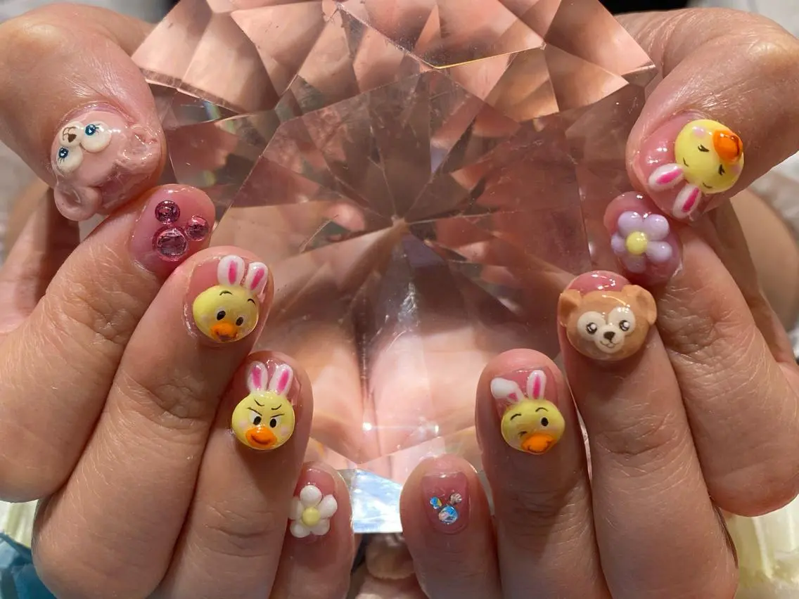 ネイル アートネイル ショートネイル ハンドネイル YUN 💅のネイルデザイン