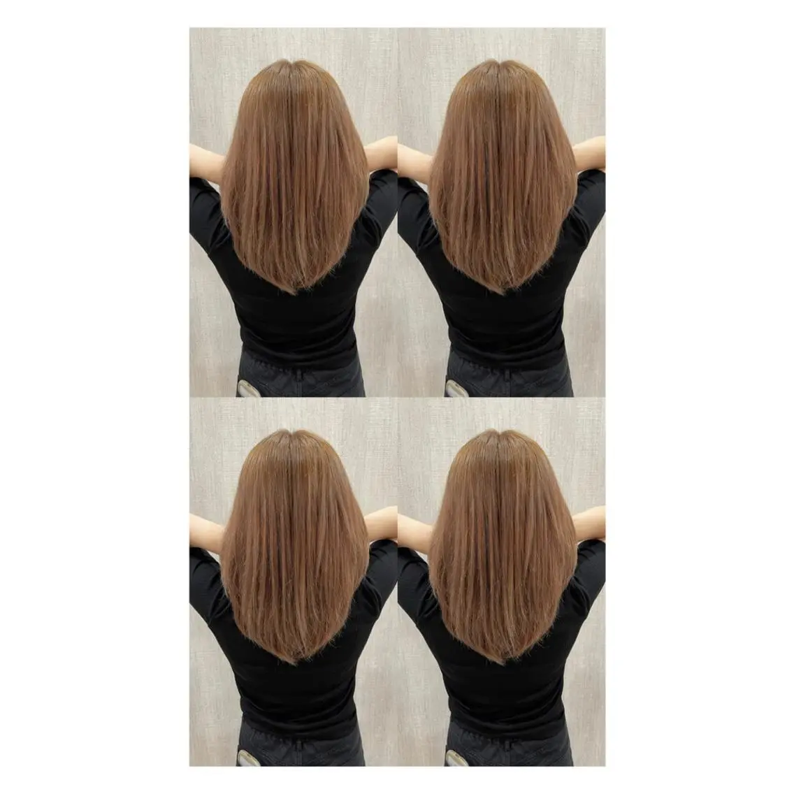 セミロング カラー トリートメント 店長✨レイヤー✖️ 髪質改善✖️韓国ヘアのヘアスタイル