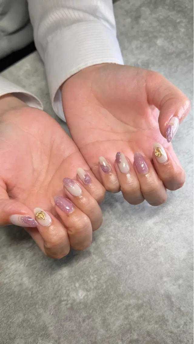 ネイル ハンドネイル ハンドケア shino🌟 痛ネイルのネイルデザイン