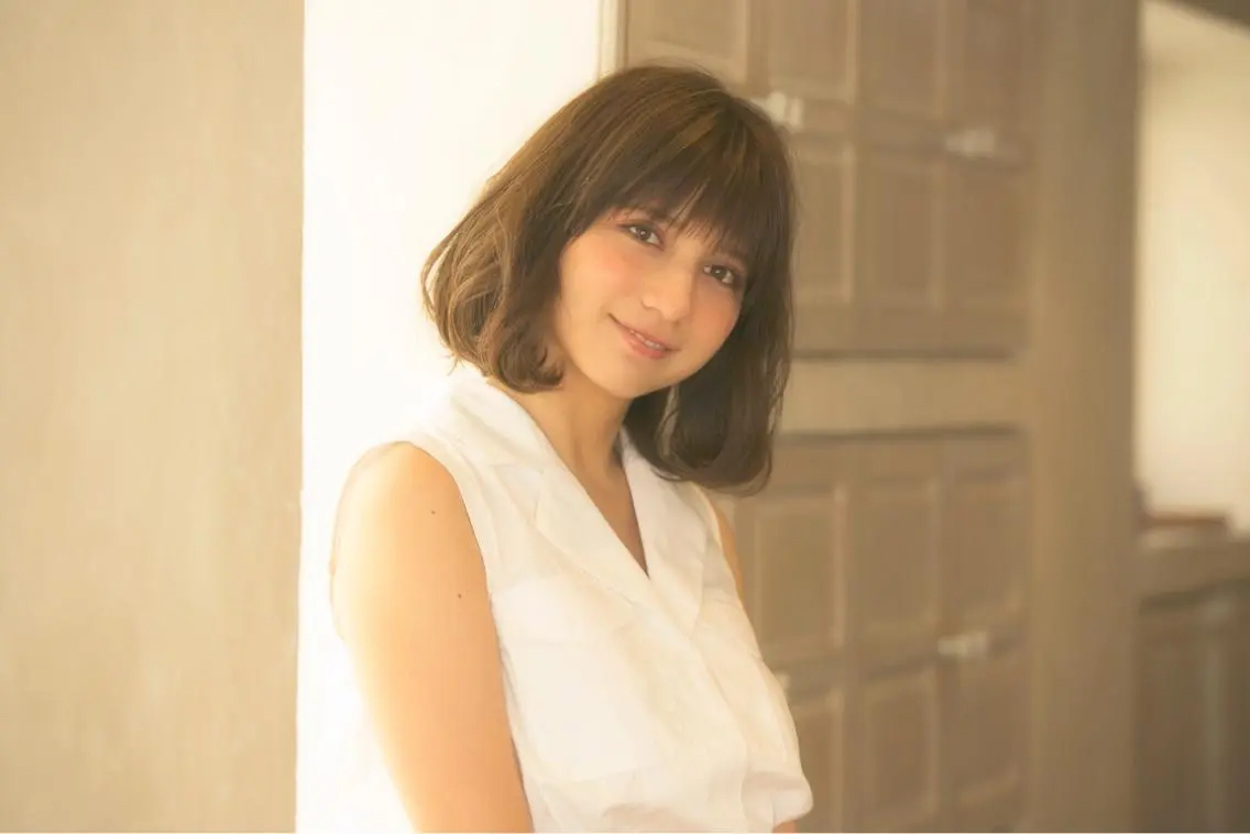 ショート カラー パーマ ヘアアレンジ 推し活専用 【派手髪】飯野ゆかりのヘアスタイル