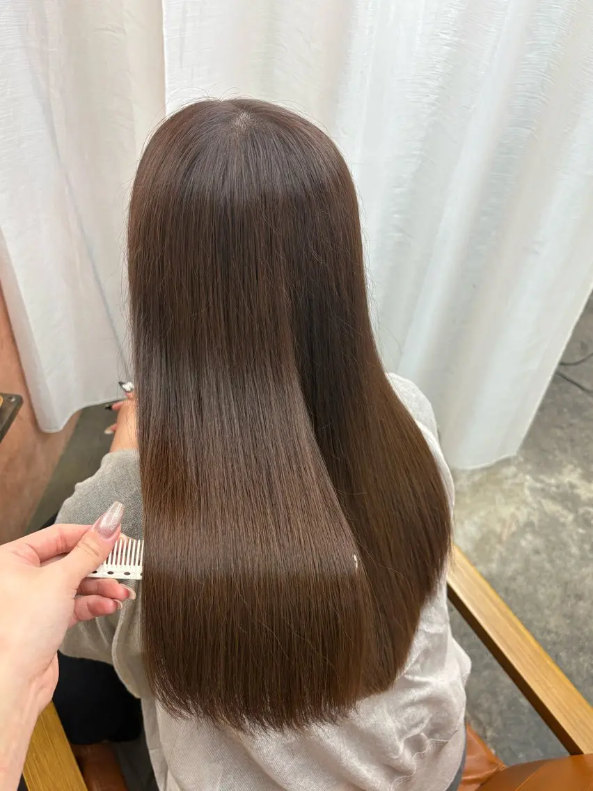 ロング ヘアカラー トリートメント Retsu /UniQのヘアスタイル