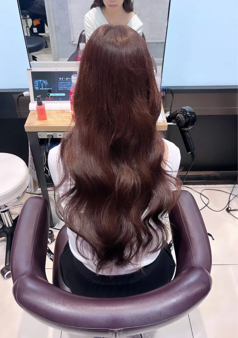 ロング カラー カット ヘアカラー トリートメント 🩰モテ艶girly ヘア🪽彩香🪡⟡のヘアスタイル