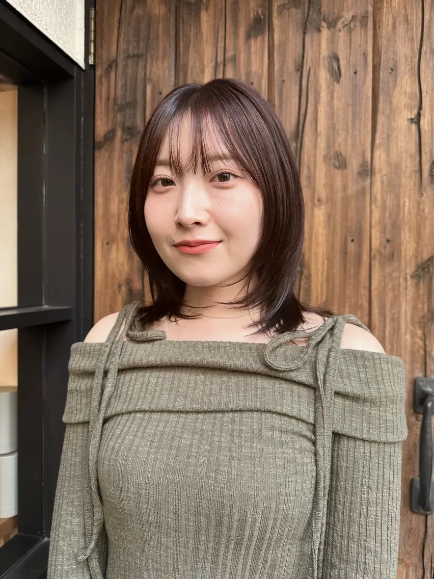 【平日限定】レイヤーカット+カラー+髪質改善✨潤髪トリートメント【代官山 / レイヤーカット / 髪質改善 】の写真