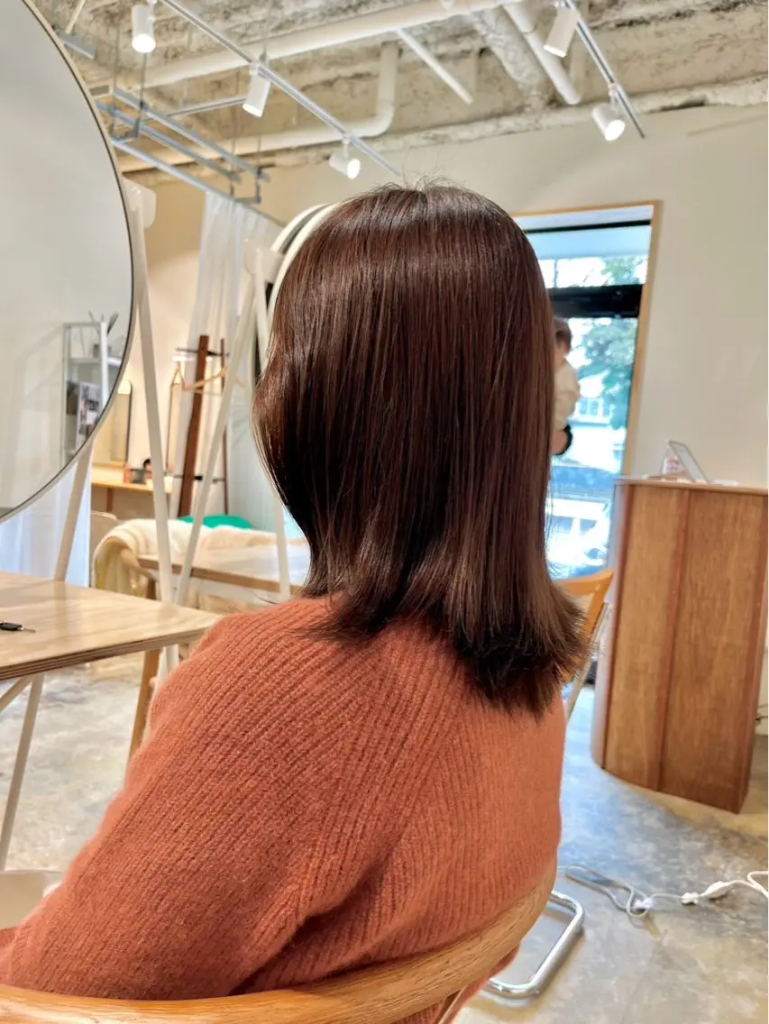 ミディアム カラー 南雲 美紀のヘアスタイル