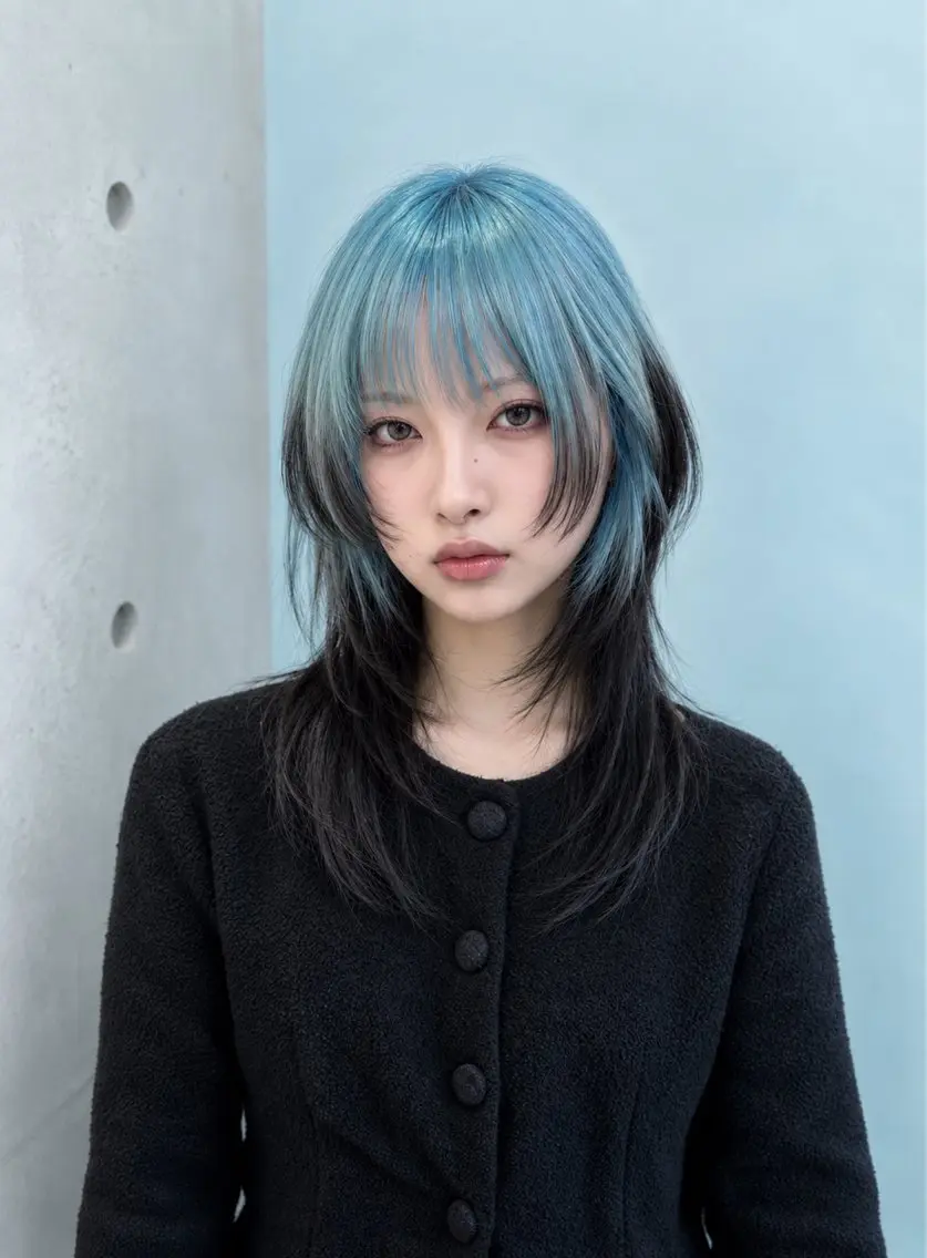 ミディアム カラー ヘアカラー トリートメント 池袋/カラー特化🎨 ロング料金なし🩵のヘアスタイル