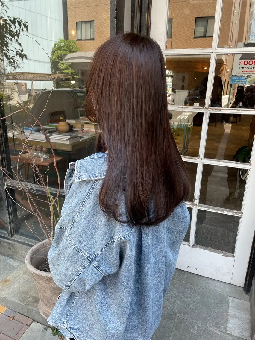 ロング カラー 日高 香織のヘアスタイル