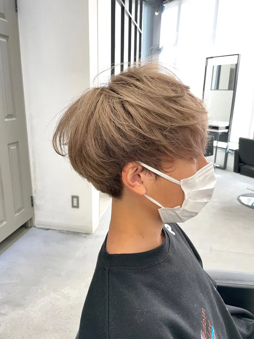 【メンズ限定】⚡️カット+ダブルカラー(ケアブリーチ込み)⚡️の写真