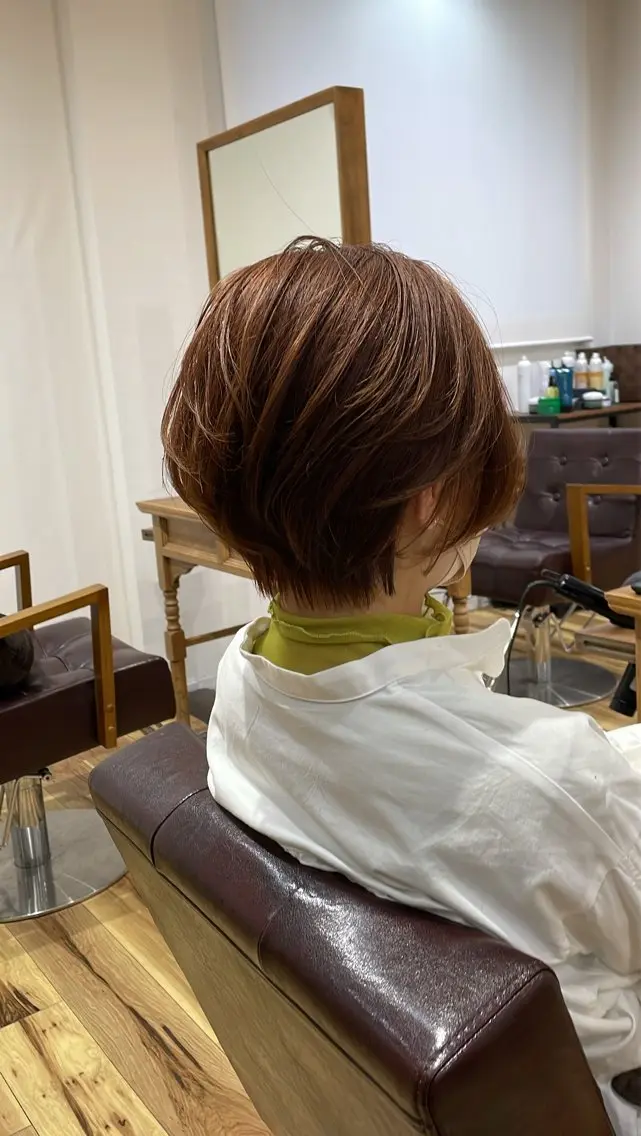 ショート ショートヘア カット ヘアカラー トリートメント YASUHIRO グレージュ/メンズのヘアスタイル