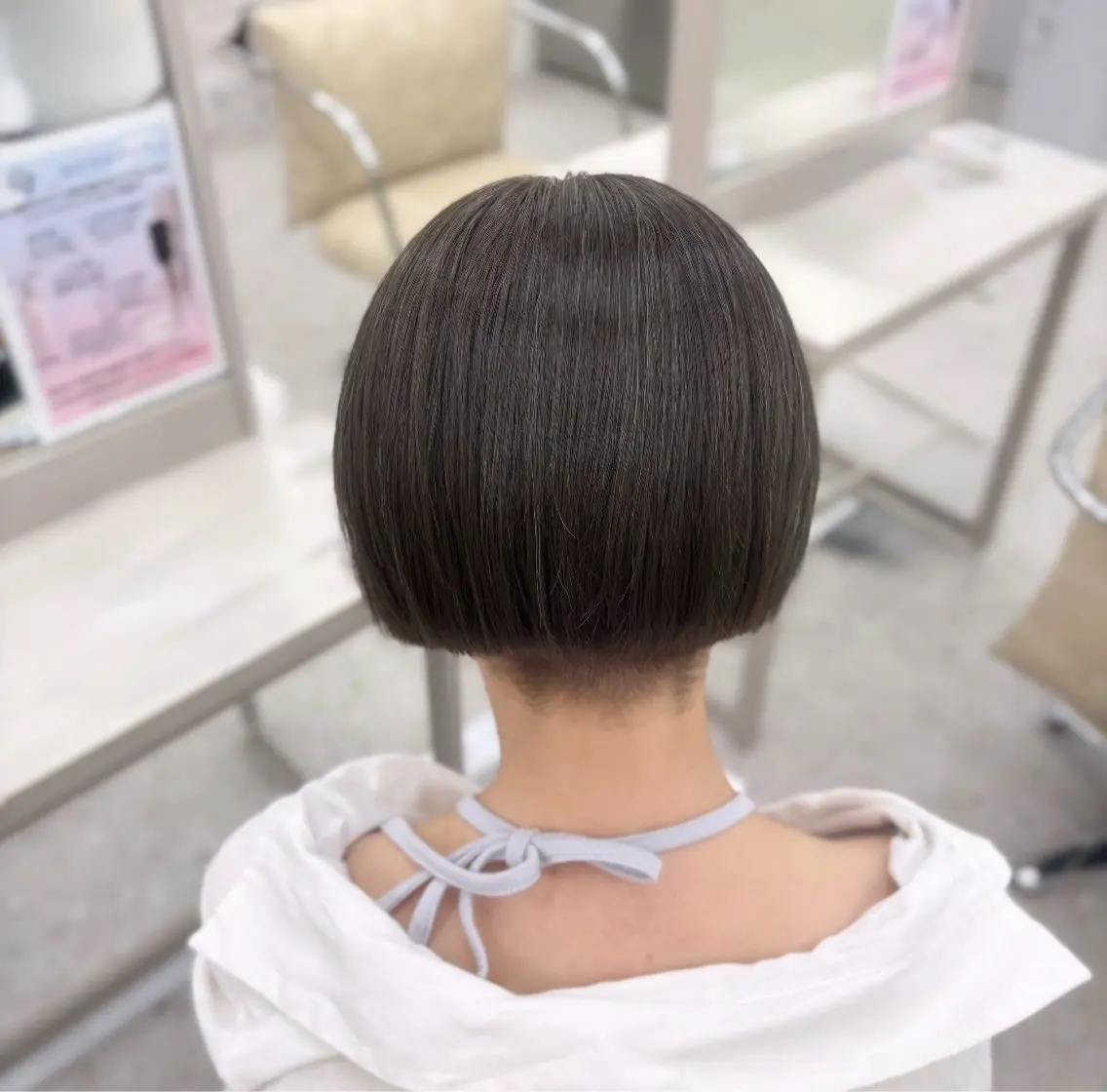 ショート カラー 縮毛矯正 ヘアカラー 縮毛矯正 まひろ / COCOのヘアスタイル