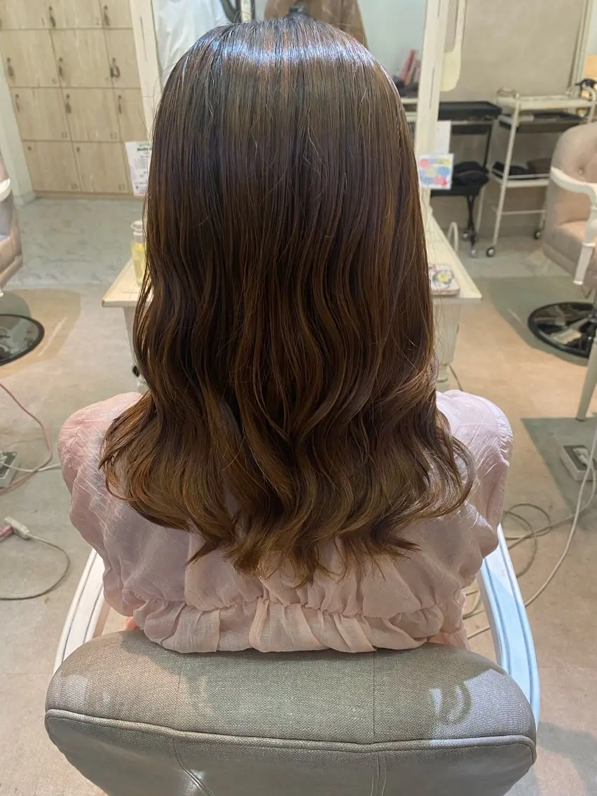 ロング パーマ 韓国風ヘア デジタルパーマ ✂️小野和則 ✂️のその他イメージ