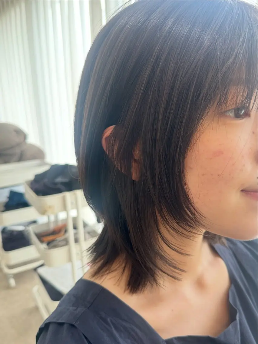 ミディアム 🍃 𝙍𝙀𝙉𝘼のヘアスタイル