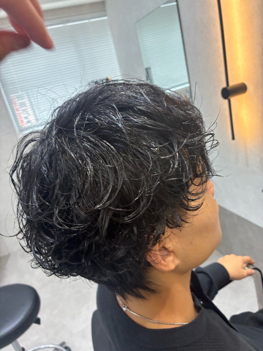 パーマ メンズ メンズパーマ メンズ特化 初パーマ 専門家金田淳弥のヘアスタイル