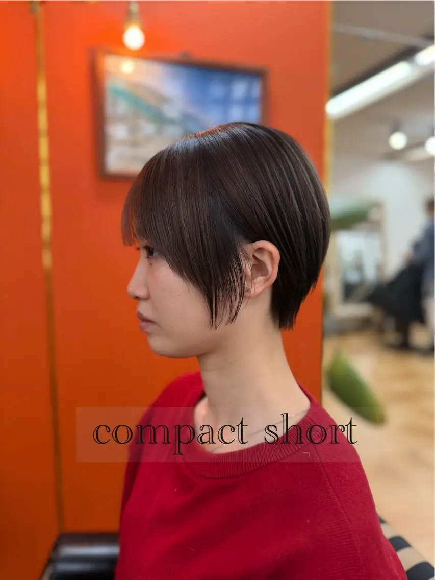ショート カット ヘアカラー トリートメント 【弱酸性縮毛矯正】 /HAYATOのヘアスタイル