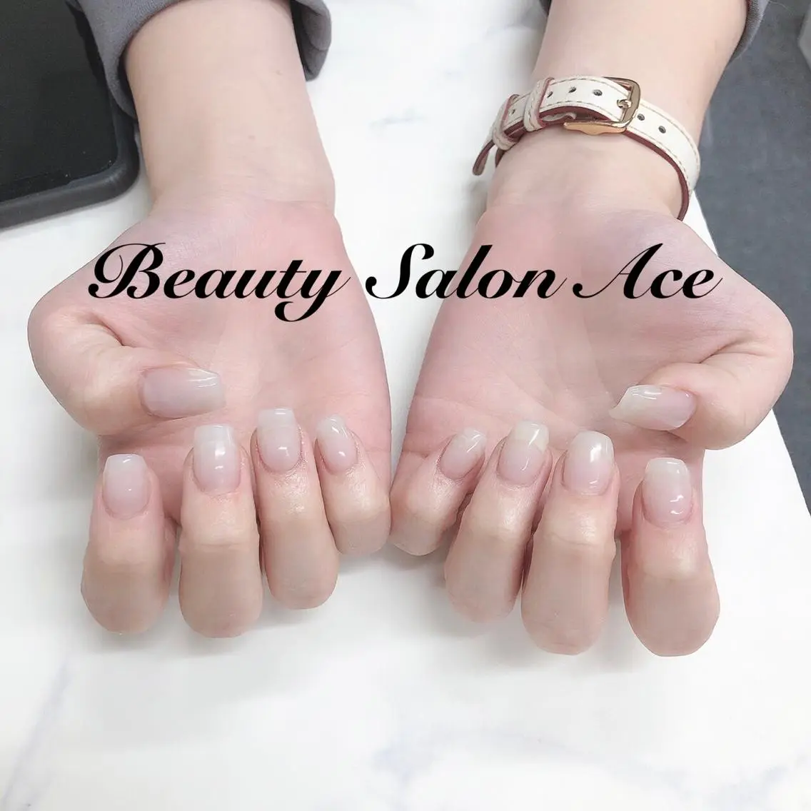ネイル アートネイル クリアネイル 長さ出し ジェルネイル メンズネイル 池袋フィルイン Ace♡Nailのネイルデザイン