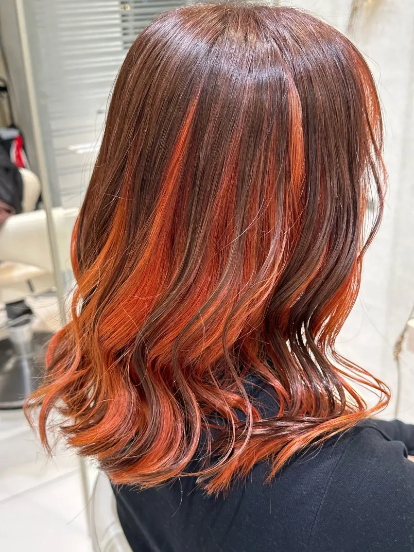 カラー 透明感カラー ダブルカラー ヘアカラー 🫧L`pul🫧 yuiのヘアスタイル