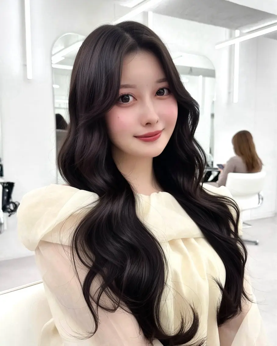 セミロング 顔周りカット 韓国風ヘア レイヤーカット カット ヘアカラー トリートメント ヘッドスパ ヘアセット 前髪顔まわりカット 🌈中村海聖のヘアスタイル