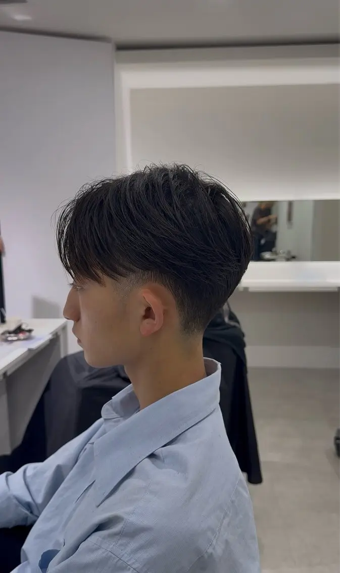 メンズ カット メンズ💈フェード 下地佑のヘアスタイル