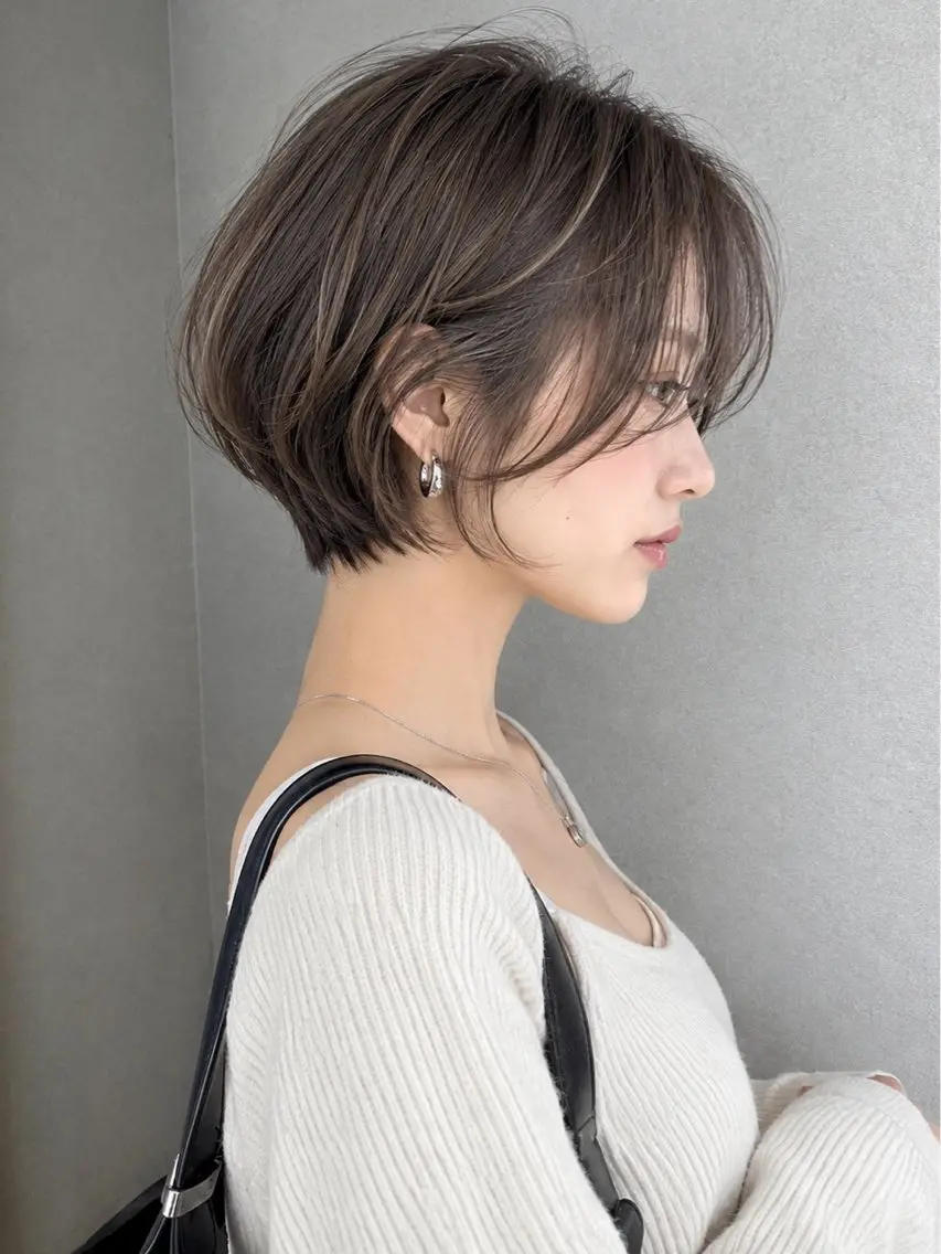 ショート ショートボブ ボブ ショートヘア 小顔カット 山下強　ショート/ ボブ/レイヤーのヘアスタイル