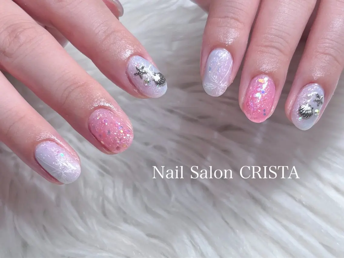 ネイル ハンドネイル CRISTA💠 ヒナタのネイルデザイン