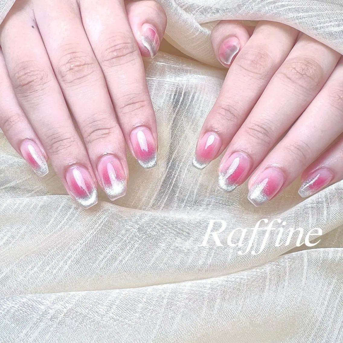 ネイル RAFFINE haru🦋🩵のネイルデザイン