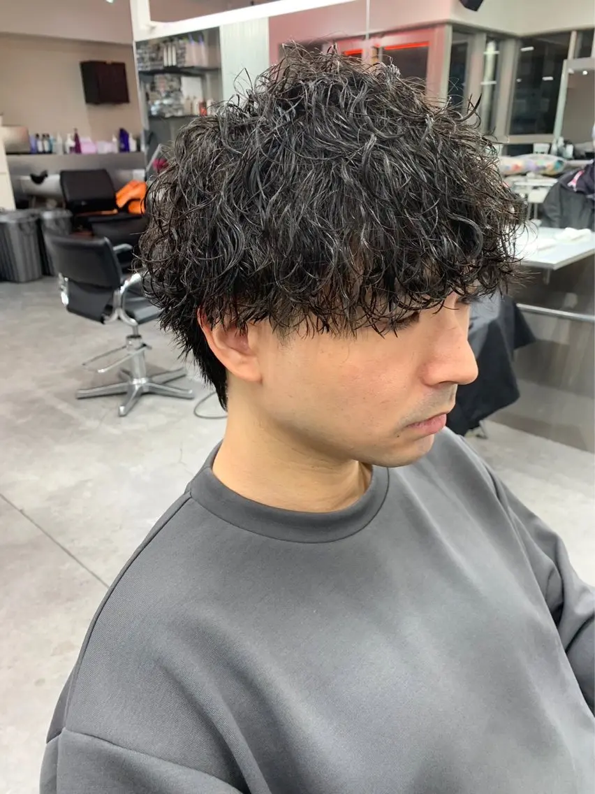 パーマ メンズ カット パーマ パーマ支持率No.1 ❤️🔥安成弾のヘアスタイル