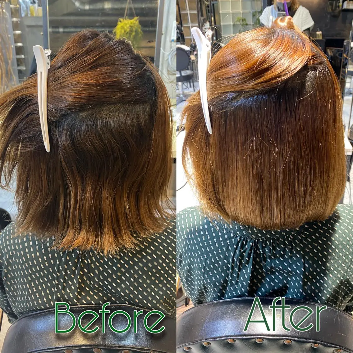 ショート ショートヘア 縮毛矯正 大橋 美咲のヘアスタイル