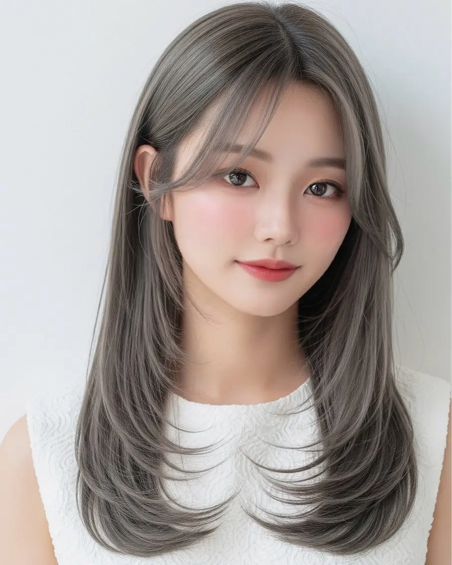 ロング カット トリートメント 内海 美莱のヘアスタイル