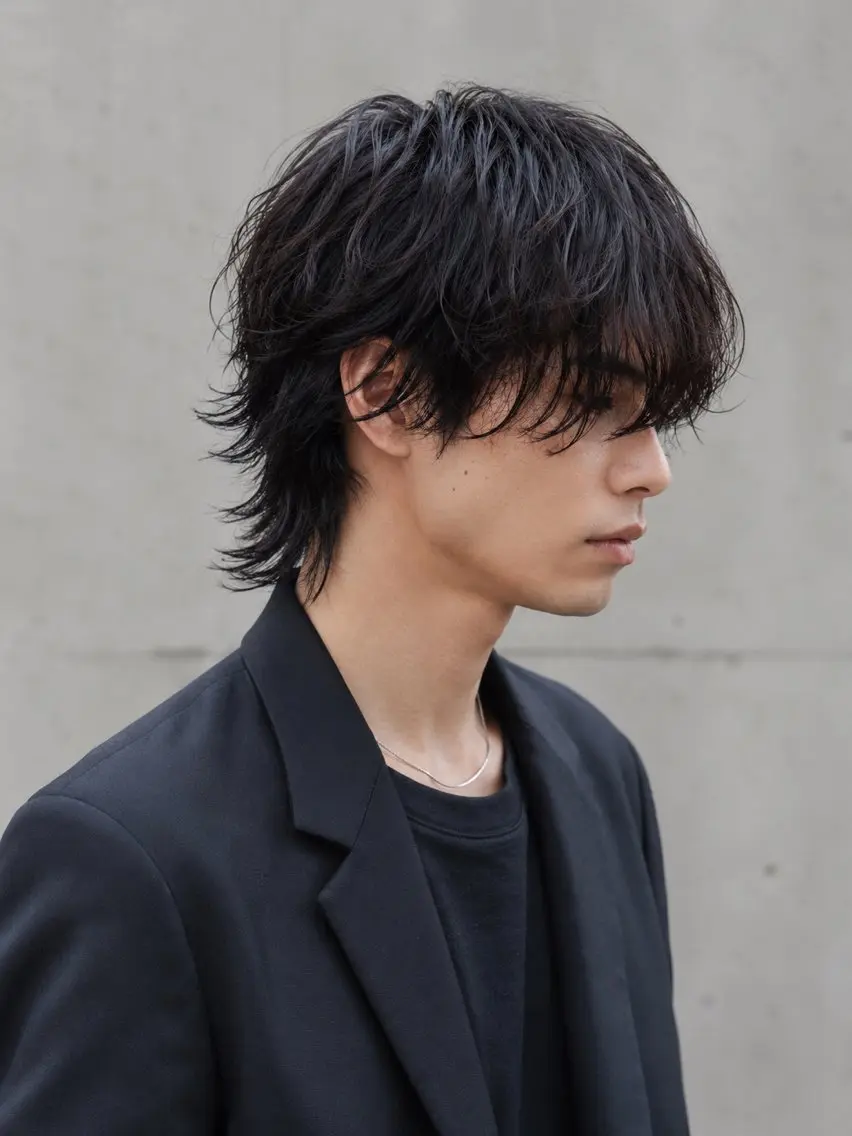 ショート パーマ メンズ メンズパーマ メンズウルフカット ウルフカット カット パーマ トリートメント 🔮メンズ縮毛矯正 メンズパーマ💎竹永のヘアスタイル
