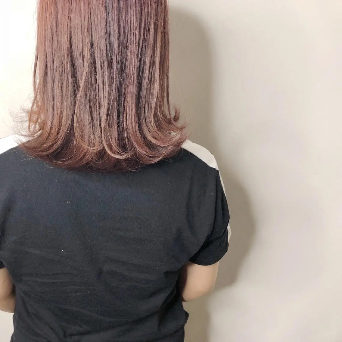 ミディアム カラー カラーモデル募集中 美容室ハピスのヘアスタイル