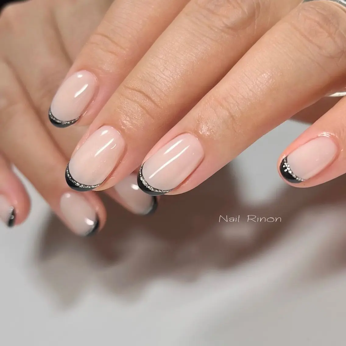 ネイル フレンチネイル ハンドネイル Nail Rinonのネイルデザイン
