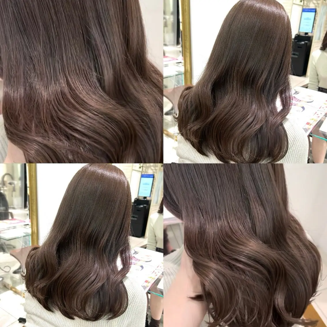 ロング カラー カット ヘアカラー トリートメント 透明感カラー 古山 結季🌙🖤のヘアスタイル
